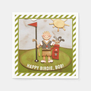 Golf Birthday Servetten