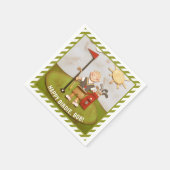 Golf Birthday Servetten (Hoek)