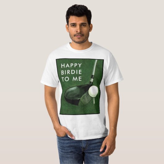 Golf Birthday T-shirt (Voorkant volledig)