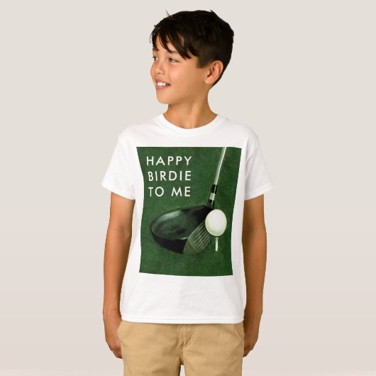 Golf Birthday T-shirt (Voorkant volledig)