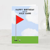 Golf Birthday uit alle Kaart (Voorkant)