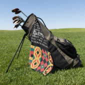 Golf Black Maanden Geschiedenis voor Golfer Golfhanddoek (Groen)