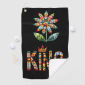 Golf Black Maanden Geschiedenis voor Golfer Golfhanddoek (Insitu)