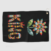 Golf Black Maanden Geschiedenis voor Golfer Golfhanddoek (Horizontaal)