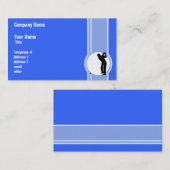 Golf; Blauw Visitekaartje (Voorkant / Achterkant)
