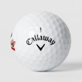 Golf Blijf aardig met kerstfeestdag voor kerstmis Golfballen (Logo)