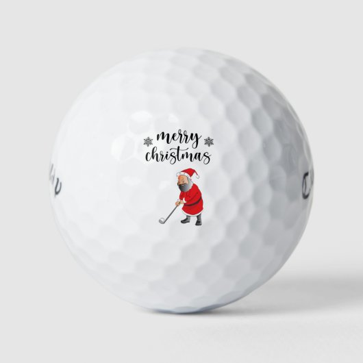 Golf Blijf aardig met kerstfeestdag voor kerstmis Golfballen (Voorkant)