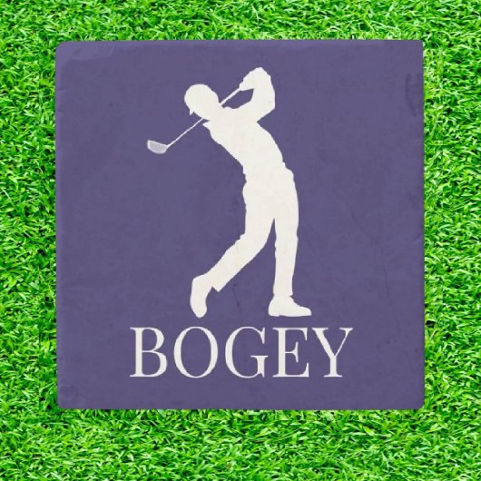Golf Bogey stijlvol Stenen Onderzetter