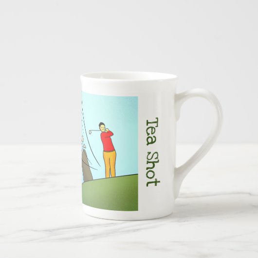 Golf Bone China Mok (Rechts)