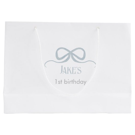 Golf boog party geschenktas groot cadeauzakje (Achterkant)