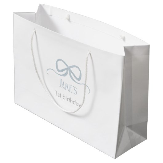 Golf boog party geschenktas groot cadeauzakje (Achterkant Gekanteld)