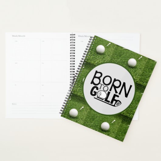 Golf Born voor golfer Planner (Display)
