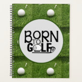 Golf Born voor golfer Planner (Voorkant)