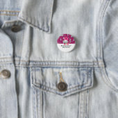 Golf Borstkanker Bewustzijn voor golfer Ronde Button 3,2 Cm (In situ)