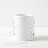 Golf Boston Terrier (zwarte hond) Cute Dog Koffiemok (Center)