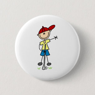 Golf Boy Button