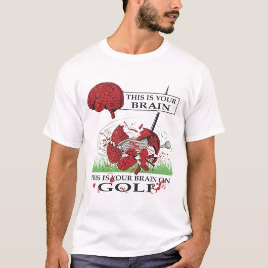 Golf Brain T-shirt (Voorkant)