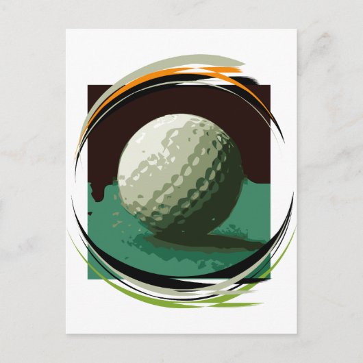 Golf Briefkaart (Voorkant)