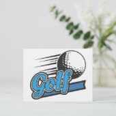 Golf Briefkaart (Staand voorkant)