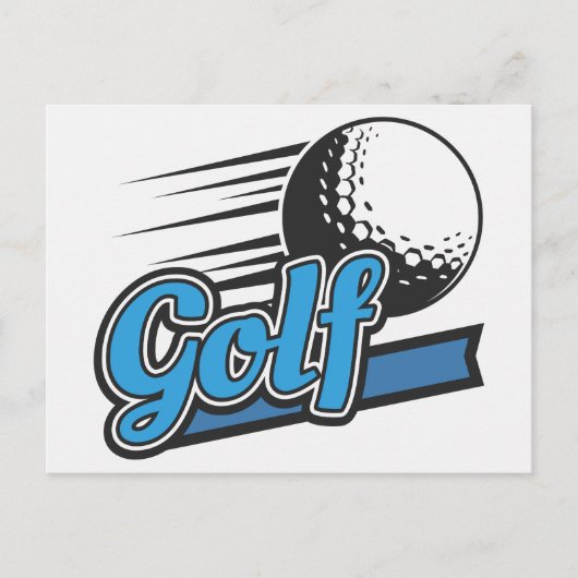 Golf Briefkaart (Voorkant)