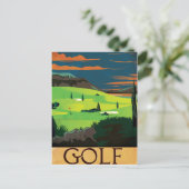 Golf Briefkaart (Staand voorkant)