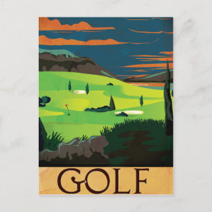 Golf Briefkaart