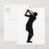 Golf Briefkaart (Voorkant / Achterkant)