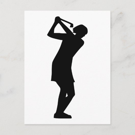 Golf Briefkaart (Voorkant)