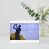 Golf Briefkaart (Staand voorkant)