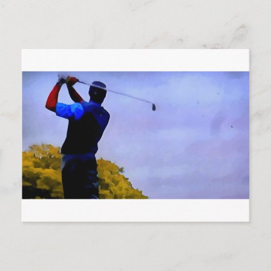 Golf Briefkaart (Voorkant)