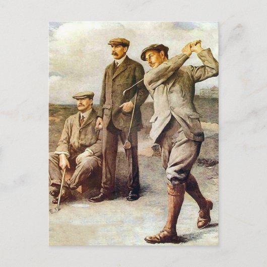  Golf Briefkaart (Voorkant)