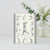 Golf Briefkaart (Staand voorkant)