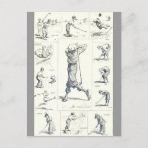 Golf Briefkaart