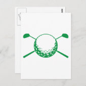 Golf Briefkaart (Voorkant / Achterkant)