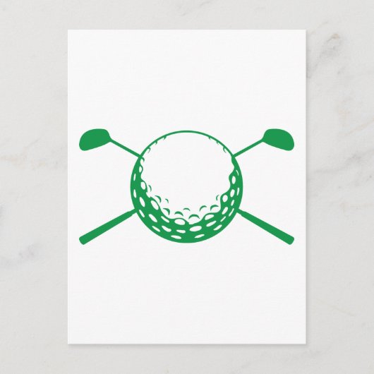 Golf Briefkaart (Voorkant)
