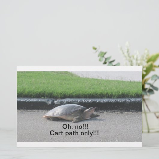 Golf Briefpapier (Staand voorkant)