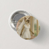 Golf Bruid in paskamer Ronde Button 3,2 Cm (Voorkant /achterkant)