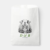 Golf bruiden bruiloft bedankzakje (Voorkant)