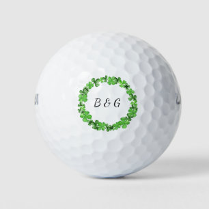 Golf bruiloft collectie St. Patrick's Day bruiloft Golfballen