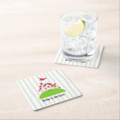 Golf bruiloft met veel liefde op golflengte kartonnen onderzetters (Insitu)