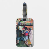 Golf Bufe, Boedapest Bagagelabel (Achterkant verticaal)