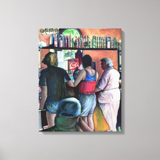Golf Bufe Boedapest Hongarije Canvas Afdruk (Voorkant)