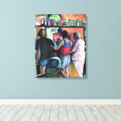 Golf Bufe Boedapest Hongarije Canvas Afdruk (Insitu (Houten vloer))