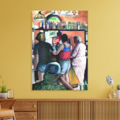 Golf Bufe Boedapest Hongarije Canvas Afdruk (Insitu (Woonkamer))