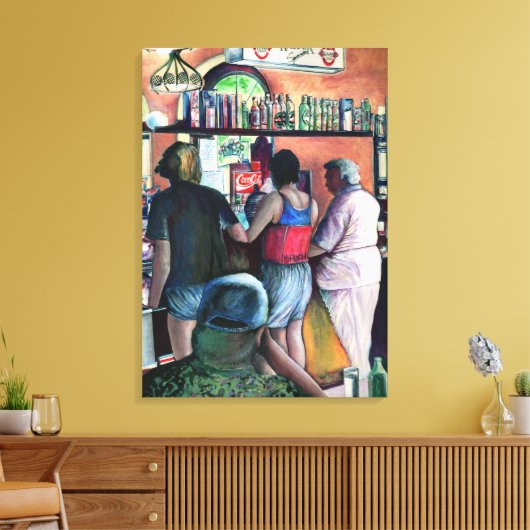 Golf Bufe Boedapest Hongarije Canvas Afdruk (Insitu (Woonkamer))