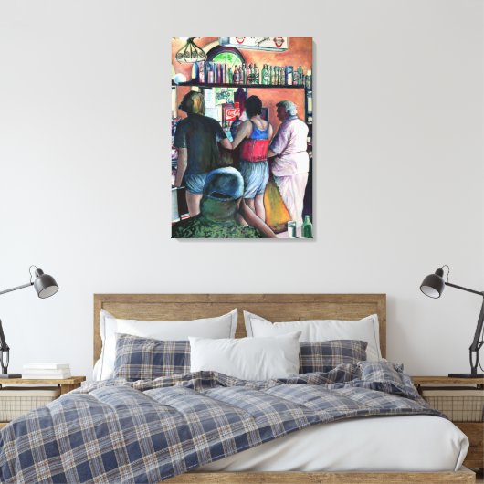 Golf Bufe Boedapest Hongarije Canvas Afdruk (Insitu (Slaapkamer))