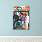 Golf Bufe Boedapest Hongarije Canvas Afdruk (Insitu (Houten vloer))