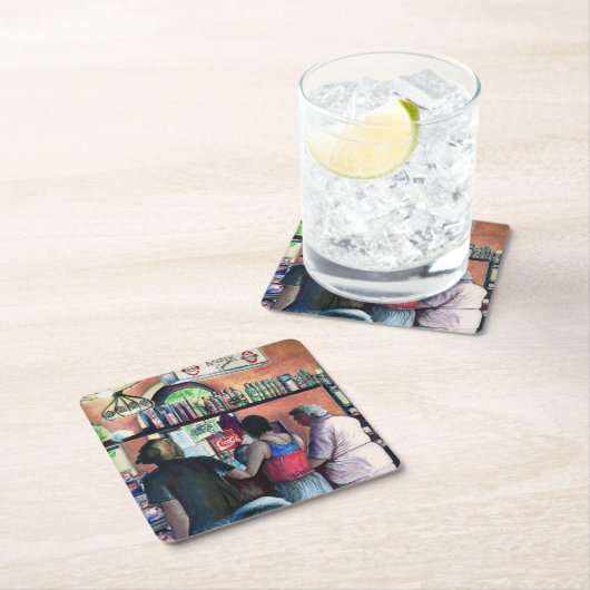 Golf Bufe, Boedapest Kartonnen Onderzetters (Insitu)