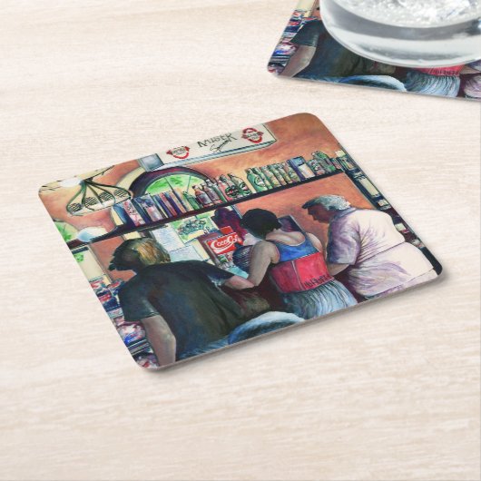 Golf Bufe, Boedapest Kartonnen Onderzetters (Schuin)