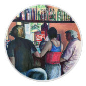 Golf Bufe, Boedapest Keramische Knop (Voorkant)